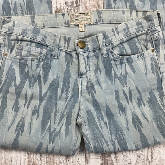 Current Elliot The Stiletto Sky Blue Skinny Jeans Size 25 - Picture 6 of 9